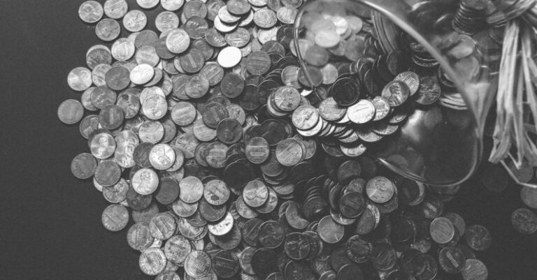 Budget - Grayscale Photo of Coins